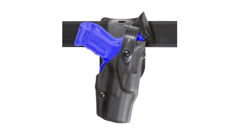 Safariland 6365 ALS Level II Plus w/ Drop UBL Holster - Basket Black, Left Hand 6365-74-82