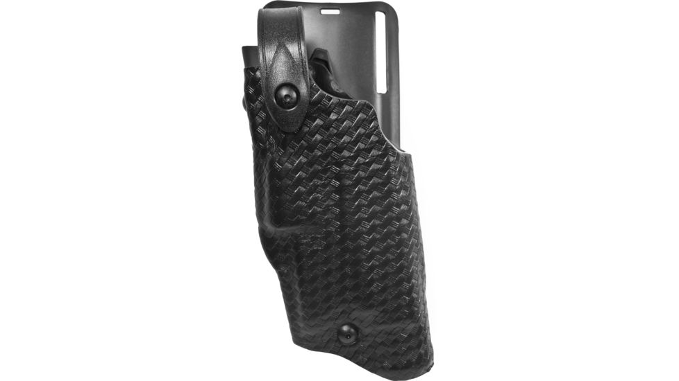 Safariland 6365 ALS SLS Level III Low Ride Duty Holster, Smith &amp; Wesson M&amp;P 9/Smith &amp; Wesson M&amp;P 40, Left Hand, STX Basket Weave, Black, 6365-2192-82-S