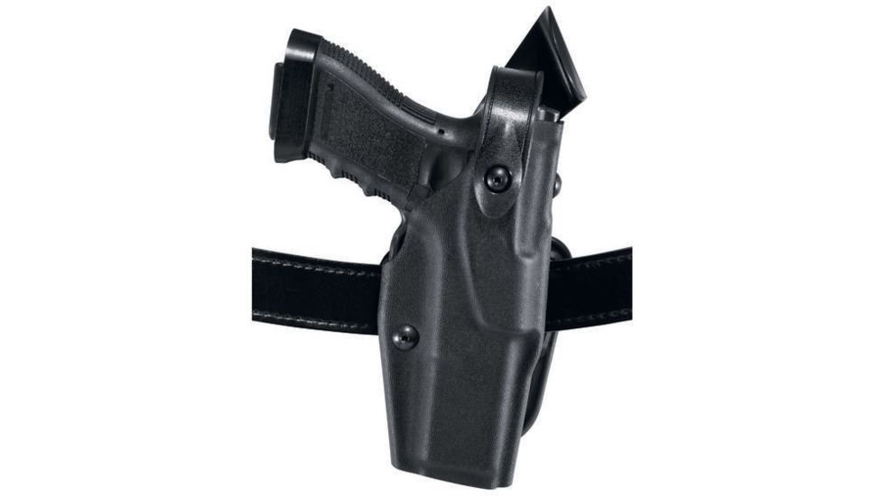 Safariland 6367 ALS/SLS Belt Loop Holster w/Hood Guard, S&amp;W M&amp;P 9mm, .40 4.25in, STX Tactical Black, Right Hand, 2.0in Belt Loop