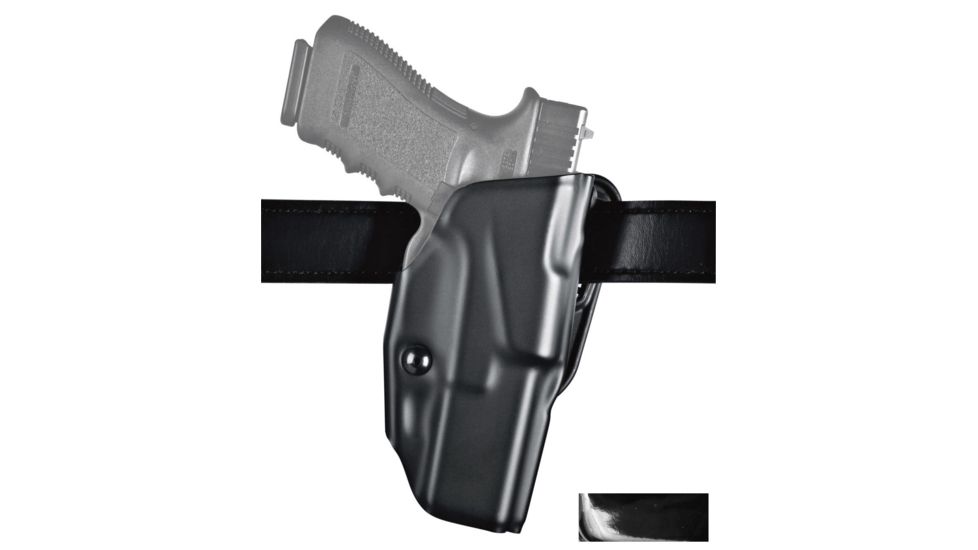 Safariland 6377 ALS Belt Slide Holster, Sig SauerP229R DASA, STX Black Hi-Gloss, Right Hand, 1.75in Belt Loop, with Rails, 6377-744-491-175