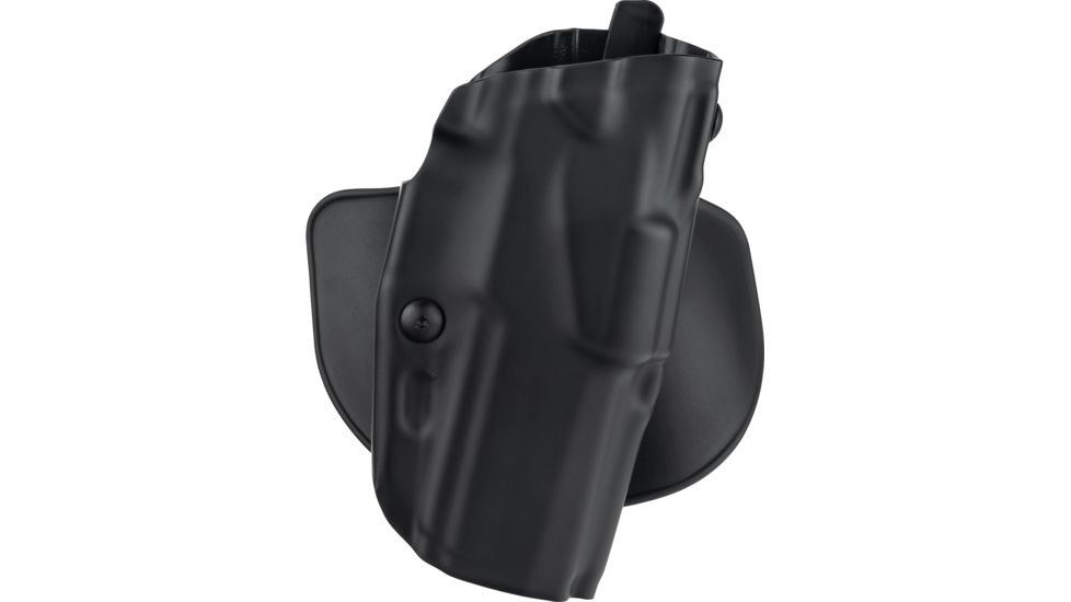 Safariland 6378 ALS Paddle &amp; Belt Slide Holster, Sig SauerP320 9/40, Full Size, Plain Black, Right Hand, 6378-450-411