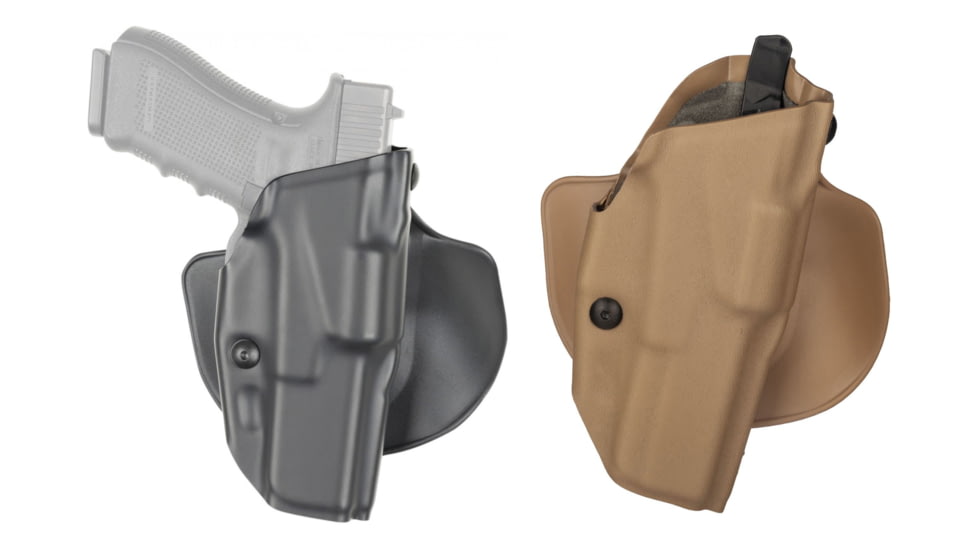 Safariland 6378 ALS Paddle Holster for Kimber 1911, Black, Coyote Brown