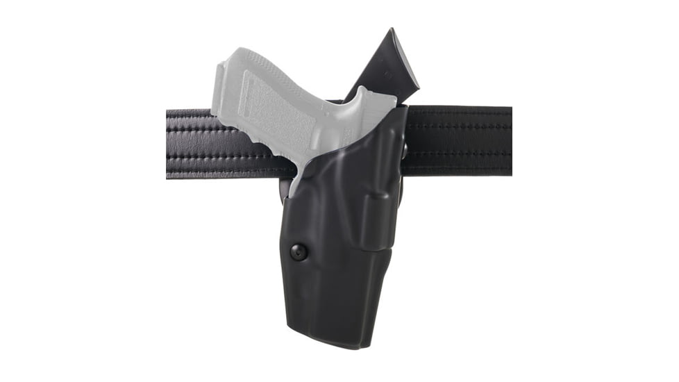 Safariland 6390 ALS Mid-Ride Level I Retention Duty Holster, Heckler &amp; Koch VP9, Right Hand, Basketweave, Black, 6390-593-81