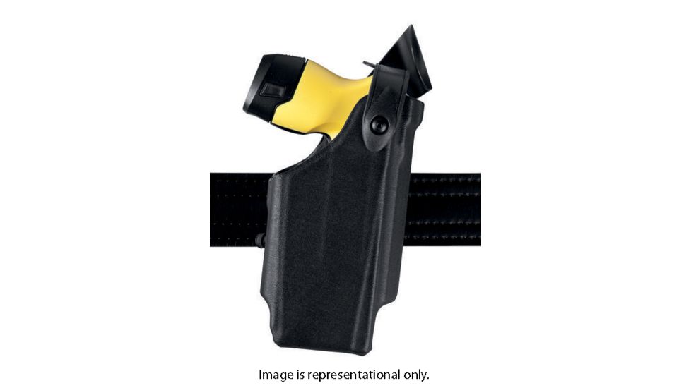 Safariland 6520 SLS Level-II Retention,Clip On Holster,Taser X 26 A,Plain Black,Right Hand 6520-264-411