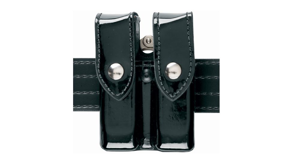 Safariland 72 Mag/Cuff Pouch, Top Flap - STX Plain Black, Ambidextrous 72-83-4B 