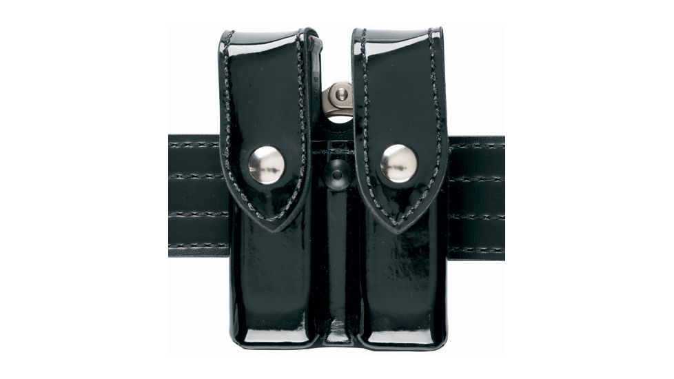 Safariland 72 Mag/Cuff Pouch, Top Flap - Plain Black, Ambidextrous 72-83-2