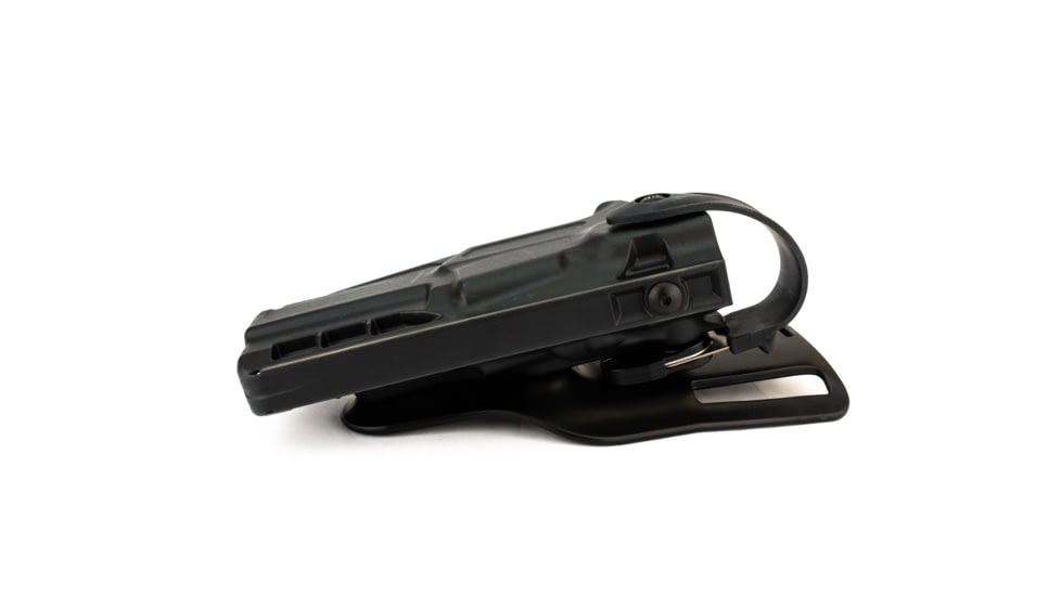 Safariland 7285 7TS SLS Low-Ride 1.5in. Drop, Level-II Retention Duty Holster, Beretta 92, Plain Black, Right Hand, 7285-73-411
