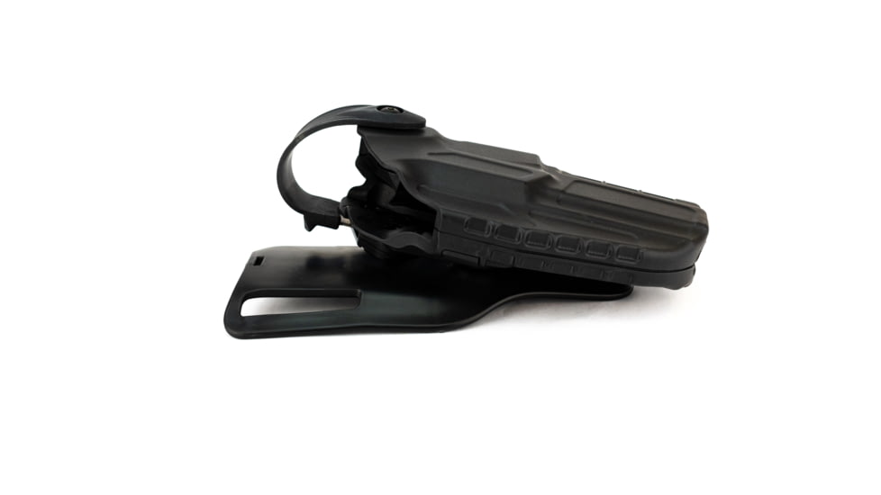 Safariland 7285 7TS SLS Low-Ride 1.5in. Drop, Level-II Retention Duty Holster, Beretta 92, Plain Black, Right Hand, 7285-73-411