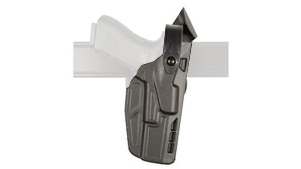 Safariland 7360 7TS ALS/SLS Mid-Ride Level III Glock Duty Holster, Glock 1722 PLN BK RH, 7360-83-411