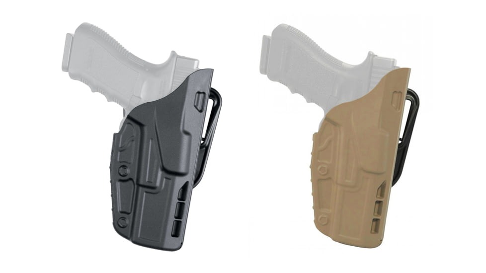 Safariland 7379 ALS Open Top Concealment Belt Clip-on Holster, Black, Flat Dark Earth