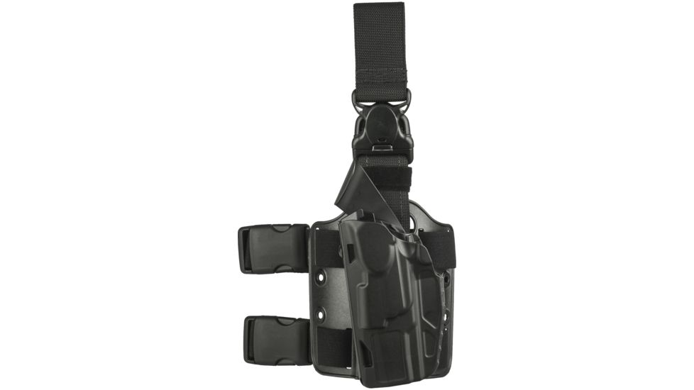 Safariland 7385, 7TS ALS OMV Tactical Holster with Quick Release, Sig Sauer P320 Compact 9mm, .40, .45, Black, Left Hand, 7385-750-551