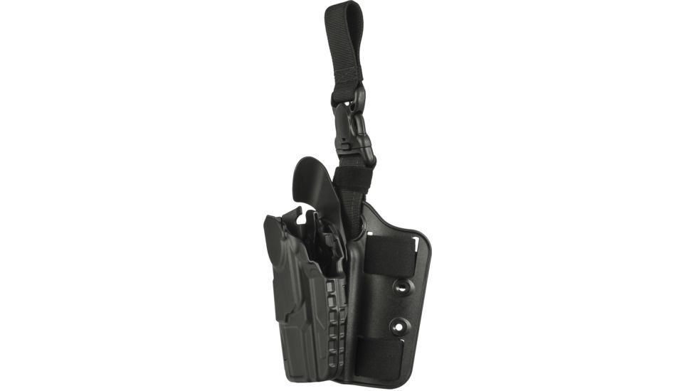 Safariland 7385, 7TS ALS OMV Tactical Holster with Quick Release, Sig Sauer P320 Compact 9mm, .40, .45, Black, Left Hand, 7385-750-551