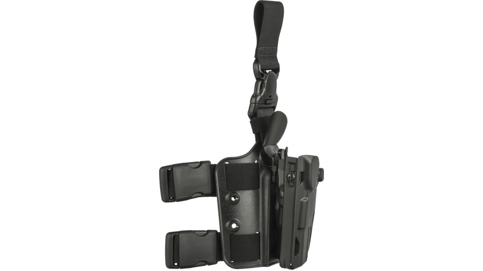Safariland 7385, 7TS ALS OMV Tactical Holster with Quick Release, Sig Sauer P320 Compact 9mm, .40, .45, Black, Left Hand, 7385-750-551
