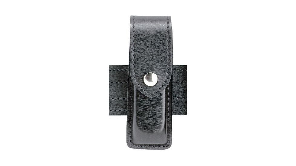 Safariland 76 Single Handgun Magazine Pouch - Plain Black, Ambidextrous 76-383-2HS