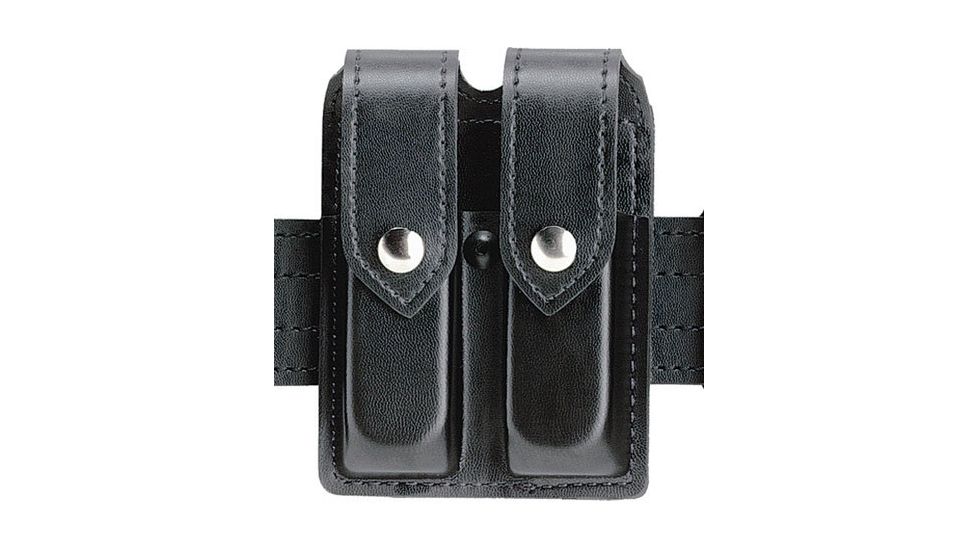 Safariland 77 Double Handgun Magazine Pouch - Basket Black, Ambidextrous 77-283-4HS