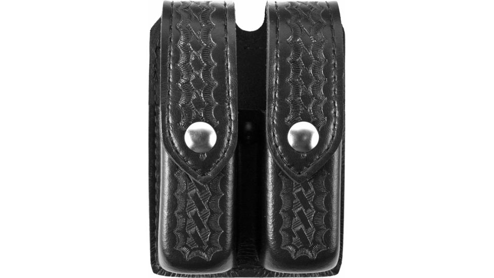 Safariland 77 Double Handgun Magazine Pouch - Basket Black, Ambidextrous - Beretta PX4, Fits Glock 37 &amp; Similar