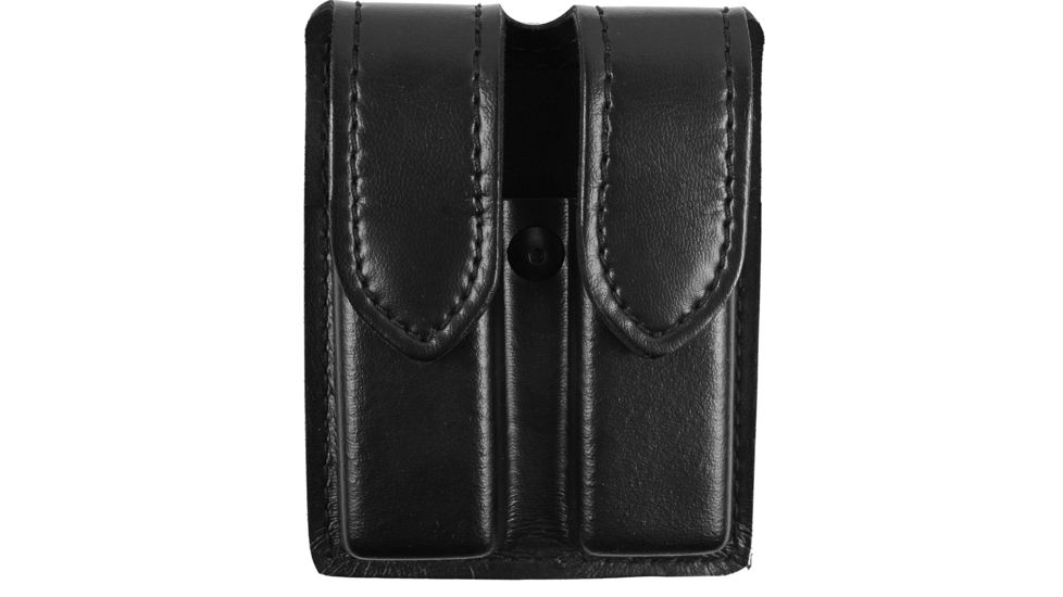 Safariland 77 Double Handgun Magazine Pouch - Plain Black Ambidextrous 77-53-2B