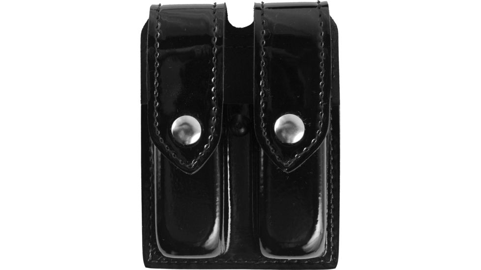 Safariland 77 Double Handgun Magazine Pouch - Hi Gloss Black 77769