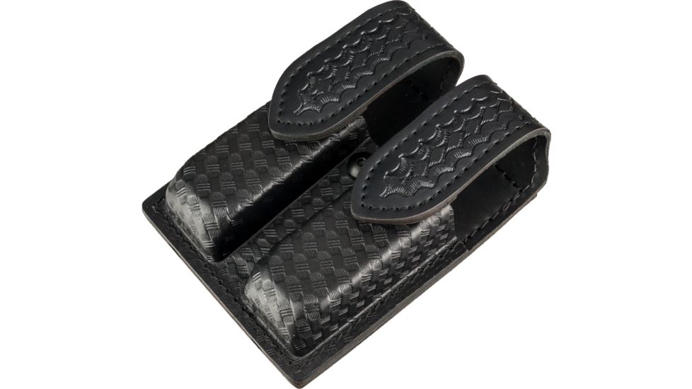 Safariland 77 Double Handgun Magazine Pouch - STX Basket Weave, Ambidextrous 77-83-48HS