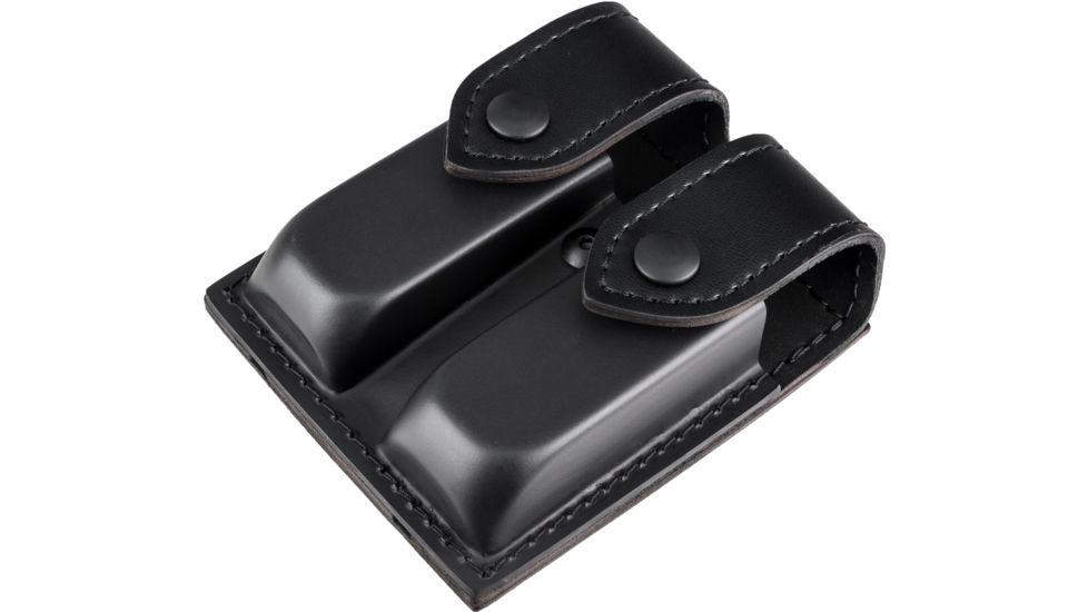Safariland 77 Double Handgun Magazine Pouch - STX Plain Black, Ambidextrous 77-283-41PBL