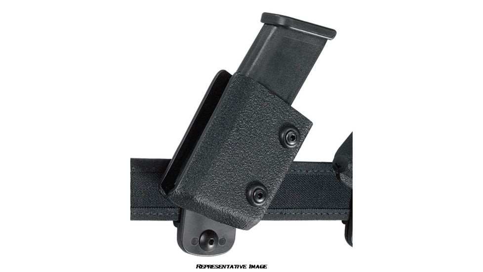 Safariland 771 Open Front Magazine Pouch, Ruger, Smith &amp; Wesson, Left, Belt Loop/Slot, Basketweave  Black, 771-23-482-150