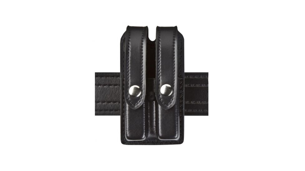 Safariland 78 Slim Double Mag Pouch, Double Stacked 9mm Mags Gl17, 22, STX Tactical Black 78-83-13