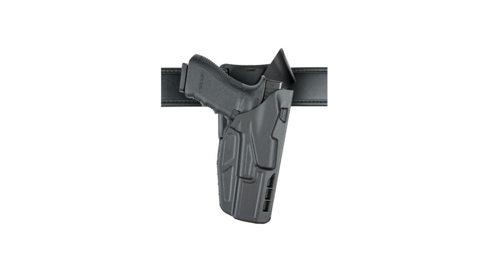 SafariLand 7395 Low Ride Duty Holster, Heckler &amp; Koch USP Compact 9mm/Heckler &amp; Koch USP Compact .40 S&amp;W, Right Hand, Plain, Black, 7395-291-411