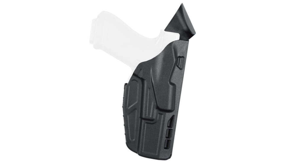 Safariland 7TS ALS Mid Ride Duty OWB Holster, Glock 19/23 GEN1-5, Right Hand, SafariSeven Plain, Black, 1320638