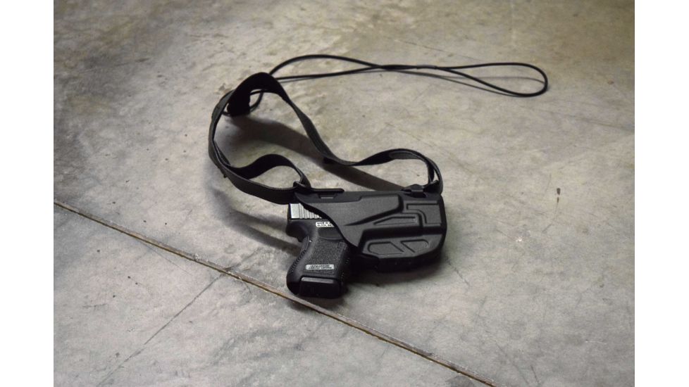 Safariland 7TS ALS Shoulder Holster, Ruger LC9, LC9S, LC380, Left Hand, Plain Black, 7053-184-412