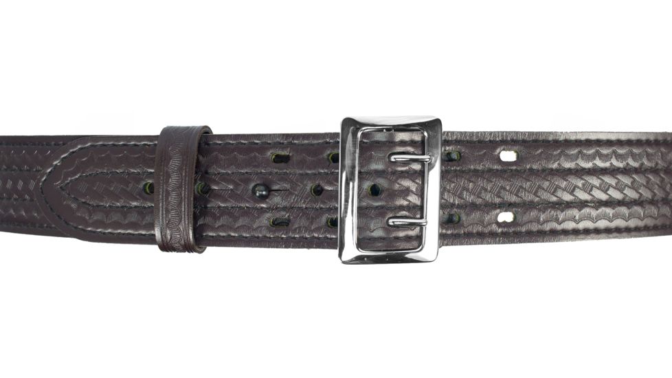 Safariland Suede Lined Belt w/ Buckle, Basketweave, 2.25in, Size - 38 in.