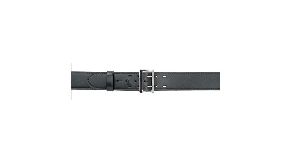 Safariland 875 Stitched Edge Belt w/ Buckle, 2.25in Wide, Basket Black - Waist 42 in
