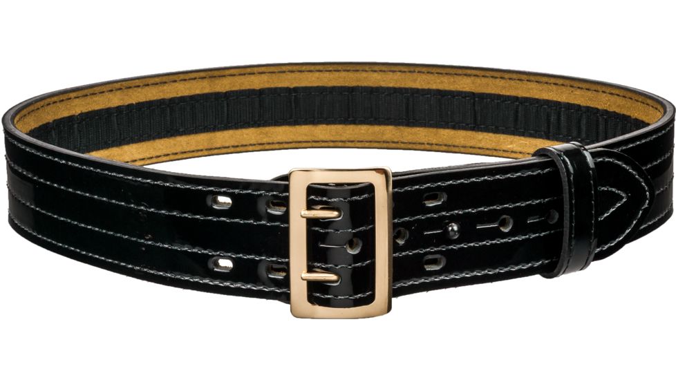 Safariland 87V Suede Lined Belt w/ Hook &amp; Loop, 9B Style, Black, Waist 46 in