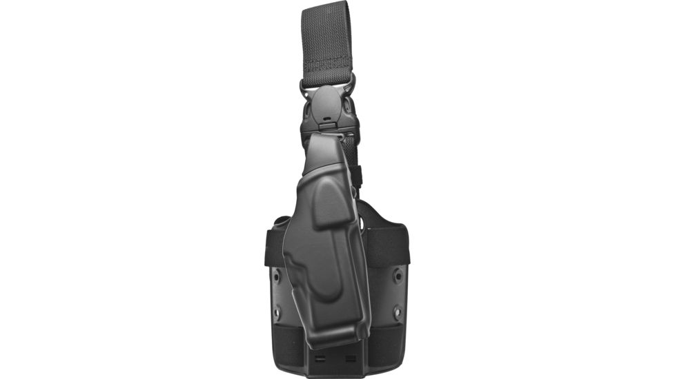 Safariland Als Edw Holster With 6005 Leg Shroud Stx Plain Black Right 6375 64 411