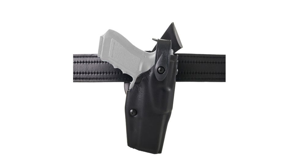 Safariland 6360 ALS Level III Duty Holster, Left Hand, STX Hi-Gloss Black, Black, 6360-593-492