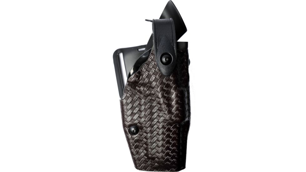 Safariland 6360 ALS/SLS Mid-Ride Level-III Retention, S&amp;W M&amp;P 9/40 X300, Basket Weave Brown, Right Hand, 6360-2192-071