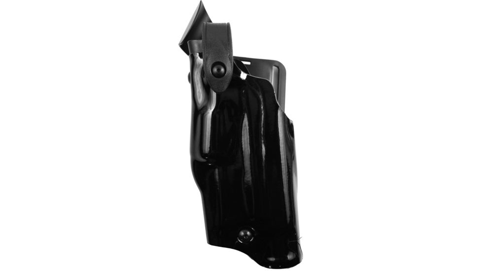 Safariland 6360 ALS/SLS Mid-Ride LVL III  Holster, Smith &amp; Wesson M&amp;P 40/M&amp;P 9, Insight Technology M6, Left, Hi Gloss, Black, 6360-2192-92