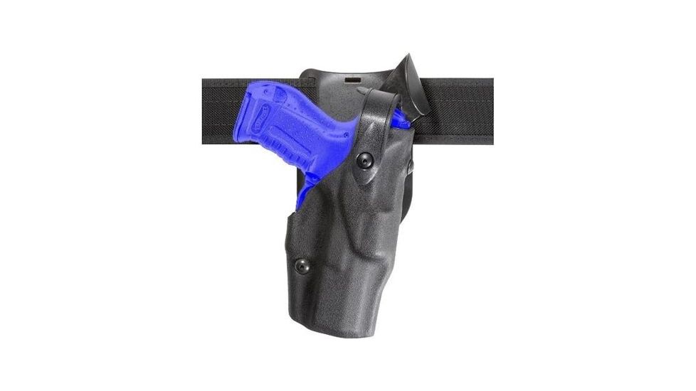 Safariland 6365 ALS/SLS Low-Ride 1.5in. Drop, Level-III Retention, Sig Sauer220/226, STX Plain Black, Right Hand, No Rails, 6365-77-61