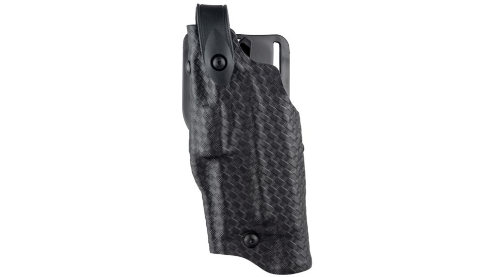 Safariland 6360 ALS/SLS Mid-Ride LVL III  Holster, S&amp;W M&amp;P 40/S&amp;W M&amp;P 9, IT M6, Left, Basketweave, Black, 6360-2192-482-S