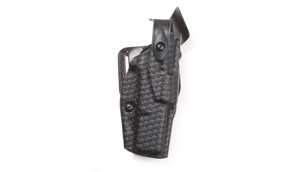 Safariland 6360 ALS/SLS Mid-Ride Level-III Retention, S&amp;W M&amp;P 45 w/Safety, Nylon-Look Black, Right Hand, 6360-519-261