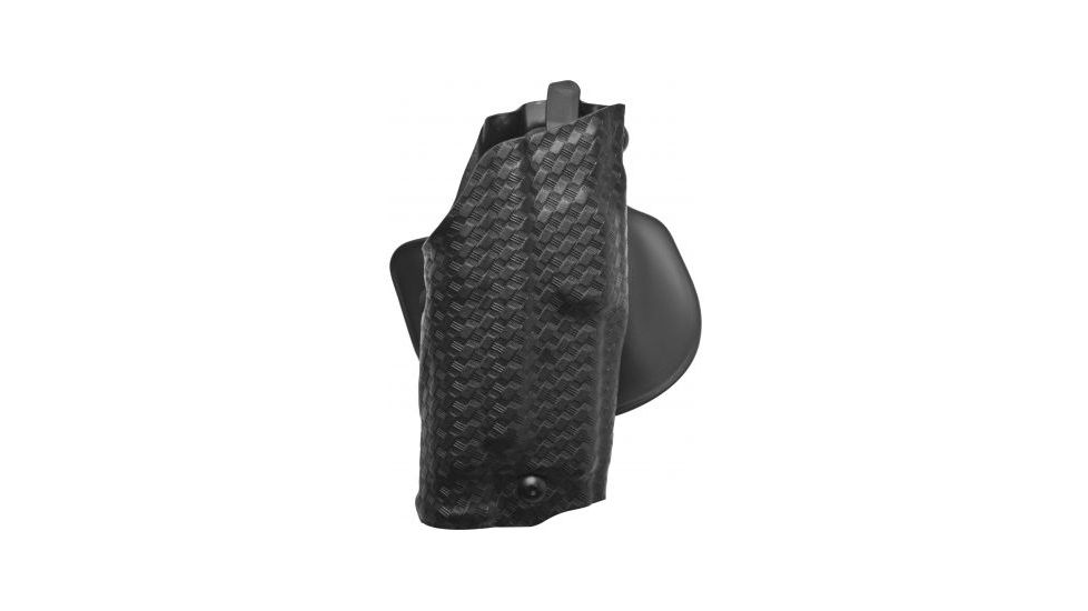Safariland ALS Paddle Holster, Right Hand, STX Plain Black 1.5in. Belt Slots w/Cut Outs for 1.75in., 2in. and 2.25in. Belt Slops with 1in. Drop 6378-744-411-DM