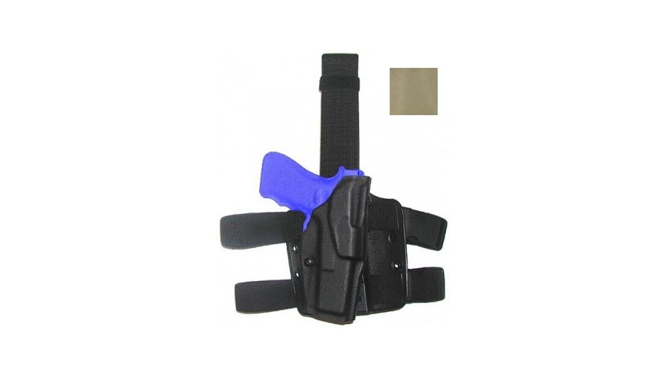 Safariland 6354 ALS Tactical Thigh Holster - STX FDE Brown, Left Hand 6354-74-552