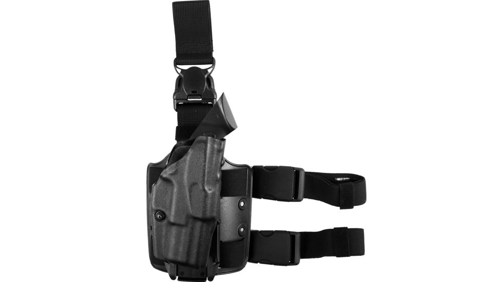 Safariland 6355 ALS Tactical Thigh Holster, Right Hand, Black, 6355-148-131-MS15-MS18