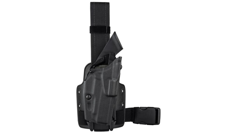 Safariland 6354 ALS Tactical Thigh Holster, Right Hand, Black, 6354-77-131-SP10-MS15-MS18