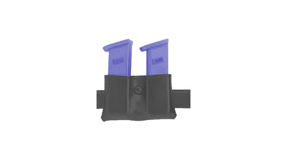 Safariland 079 Concealment Magazine Holder, Snap-On, Double - Basket Black, Ambidextrous, 2in. Belt Loop Slot 079-53-8-2