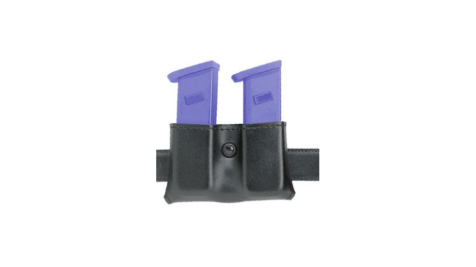 Safariland 079 Concealment Magazine Holder, Snap-On, Double - Plain Black, Ambidextrous 079-53-6