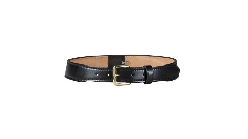 Safariland Contoured Dress Belt - Male 1.5in. (38mm), Plain Black, Size - 30 in. 851-30-2