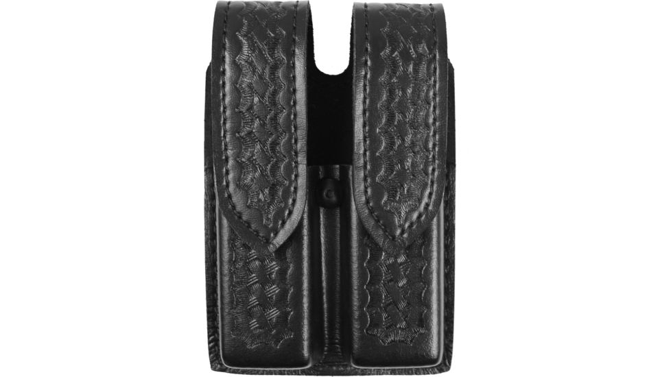 Safariland Double Handgun Magazine Pouch - Basket Black, Ambidextrous 772104HS