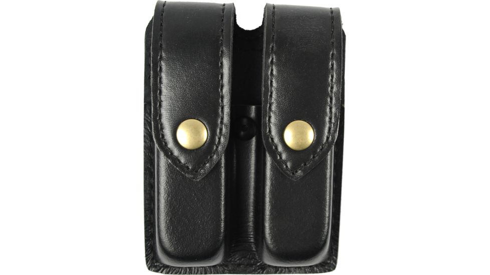 Safariland Double Handgun Magazine Pouch - Plain Black, Ambidextrous 77832B