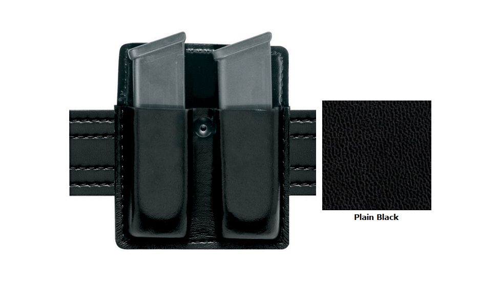 Safariland Double Mag Pouch Open Top Plain Black SW 59 Ber 92 79-76-2