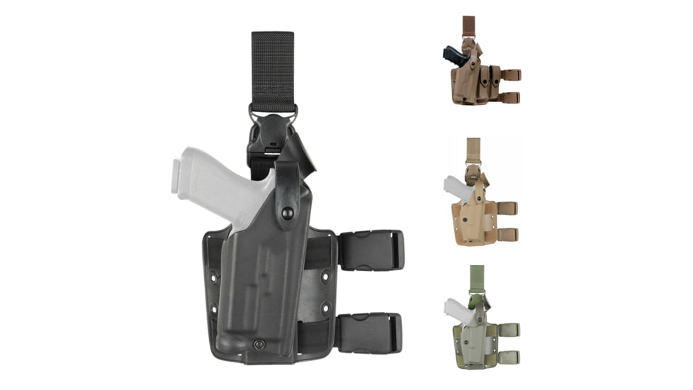 Safariland FNH QR 6005 Locking Holster, Black, Coyote Brown, Flat Dark Earth, OD Green